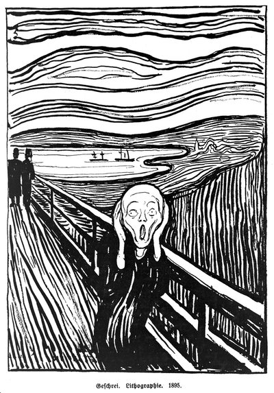 De Schreeuw door Edvard Munch